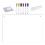 4Sets High Transparency Clear Acrylic Dry Erase Board Multi Color 1