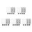 20Pcs Durable Plastic Buckles for Swim Goggles Secure Strap Fasteners 7