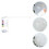 4Sets High Transparency Clear Acrylic Dry Erase Board Multi Color 11