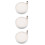 3Pcs White ABS Air Stone Disc Bubble Diffuser for Home Aquarium Use 5