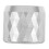 3Pcs Silver Safety Razor Holder Stand Universal Fit for Home Use 3