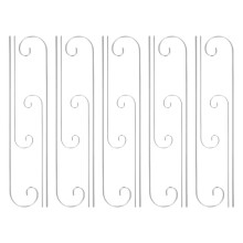 80Pcs Silver Metal Plant Label Stakes for Garden and Container Use