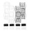 20Pcs Durable Plastic Buckles for Swim Goggles Secure Strap Fasteners 3