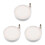 3Pcs White ABS Air Stone Disc Bubble Diffuser for Home Aquarium Use 4