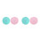 4Pcs Silicone Makeup Brush Cleaning Pad Multicolor Durable Soft Mat 7