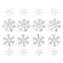 4Packs Christmas Wedding Confetti Glitter Snowflakes for Festive Decor