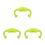 3Pcs Durable Silicone Baby Bottle Handles Protective Grip for Infants 7