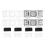 20Pcs Durable Plastic Buckles for Swim Goggles Secure Strap Fasteners 2