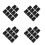 40Pcs High-Strength Black Walking Cane Lock Plugs for Hiking Use 4