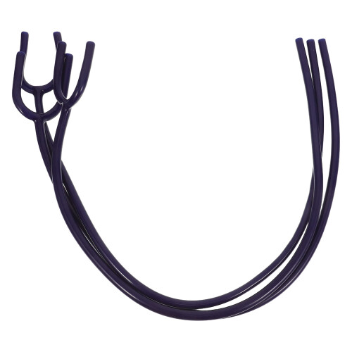 15Pcs Y Shaped PVC Stethoscope Tubing Replacement Dark Blue Accessory