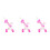 3Pcs Realistic Plastic Doll Stroller Pink for Small Doll Accessories 4