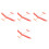 4Pcs Durable Red Assembly Glider Toy Kits for Kids Play 7