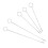 10Pcs Compact Silver Metal Threader Hook Sewing Tool for Fabric Bands 3