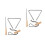 2Pcs Portable Iron Triangle Percussion Instrument with Wooden Striker 10