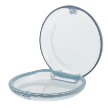 5Pcs Compact Blue Denture Container Pc Retainer Case for Travel Use