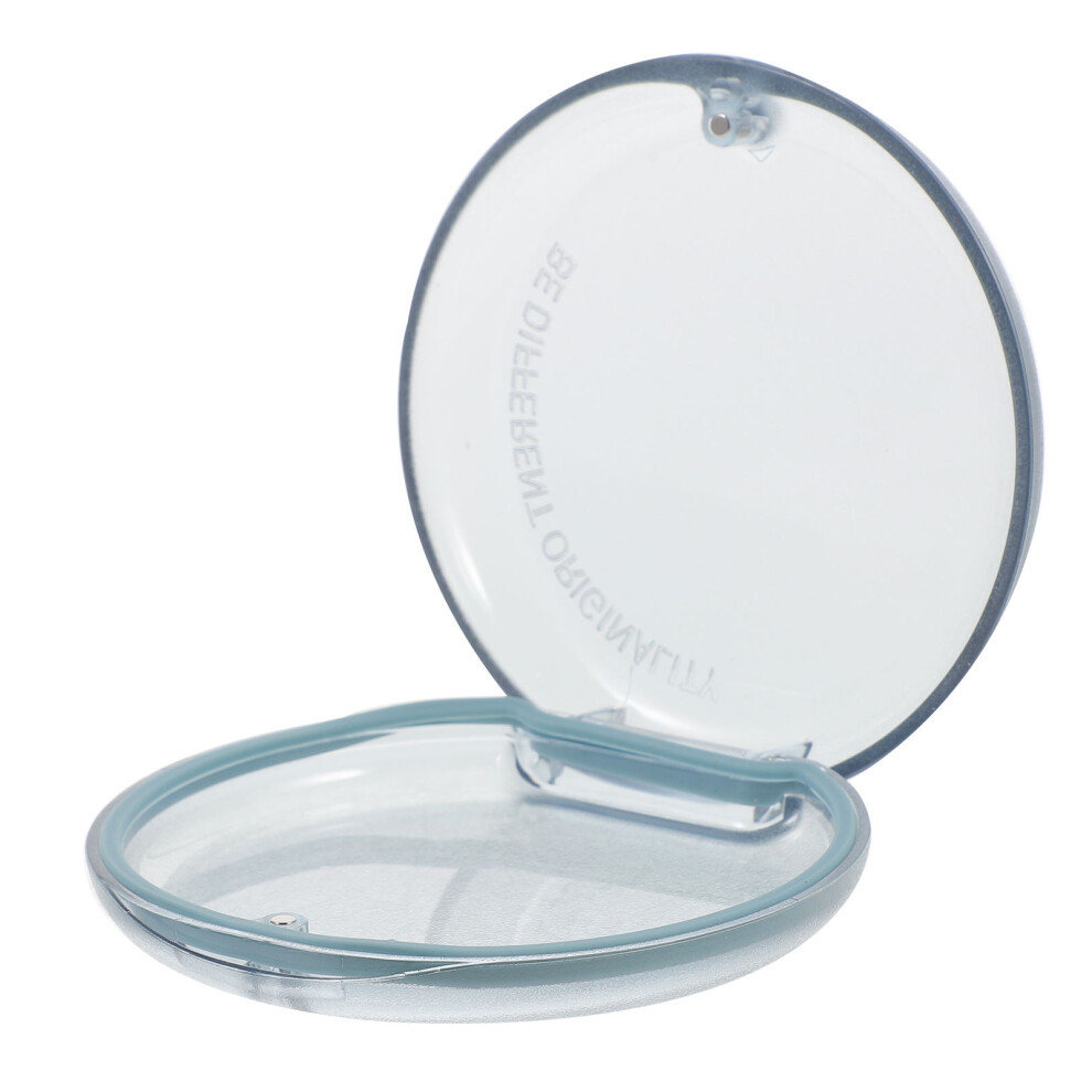 Totority Blue 5Pcs Compact Denture Container Pc Retainer Case For Travel Use