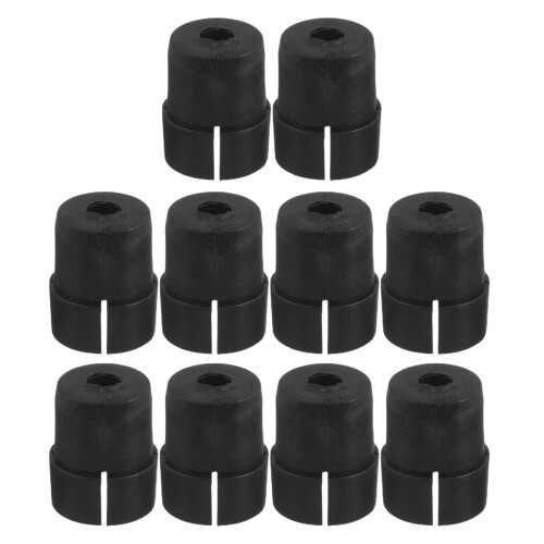 40Pcs High-Strength Black Walking Cane Lock Plugs for Hiking Use 1