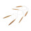6Pcs Smooth Wooden Knitting Needles Thick Wool Craft Tools Multi Color 2