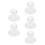 5Pcs Clear Crystal Pestle for Versatile Grinding and Mixing 5