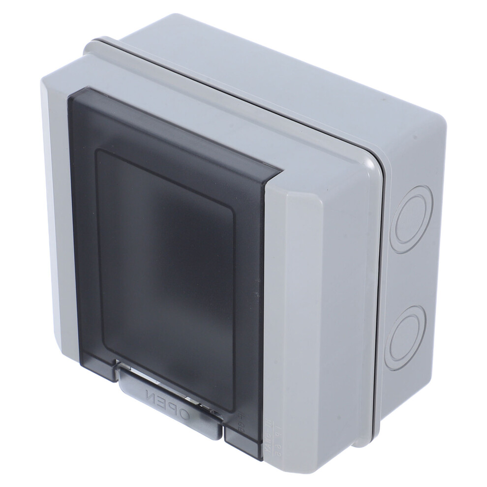 2Sets Abs Grey Distribution Box 5 Way Circuit Breaker Ip65 Waterproof 3393413599924
