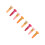 8Pcs Washable Latex Powder Cosmetic with Handle Assorted Colors 9