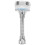 3Pcs ABS Water Filter Faucet for Sink Silver Kitchen and Bathroom Use 1