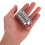 2Pcs Stainless Steel Sink Drain Filter Basket Silver Mesh with Handle 4