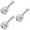 3Pcs ABS Water Filter Faucet for Sink Silver Kitchen and Bathroom Use 9