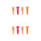 8Pcs Washable Latex Powder Cosmetic with Handle Assorted Colors 6