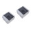 2Sets ABS Grey Distribution Box 5 Way Circuit Breaker IP65 Waterproof 3