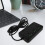 3Pcs USB Power Strip with Overload Protection Copper Black Extender 3