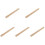 5Pcs Hammer Handle Replacement Wooden Handle for Hammer Repair Durable 4