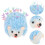 5Sets Soft Hedgehog Needle Cushion with DIY Flat Head Sewing Pins 11