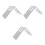 3Pcs White Steel Coffee Filter Stand Cone Holder for Coffee Bar Use 3