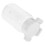 2Pcs White Gecko Water Feeder PP Material 3D Hydration Design 2