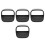 4Pcs Wall Hanging Hydroponic Pots Black Plastic Indoor Plant Holders 4