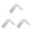 3Pcs White Steel Coffee Filter Stand Cone Holder for Coffee Bar Use 2