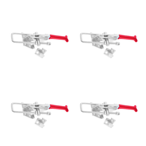 4Pcs Multi Metal Toggle Hasp Clamp Quick Clamp Door Latch Durable Lock 2