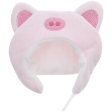 3Pcs Pink Pig Doll Caps Soft Cute Headwear for Costume Accessories