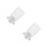 2Pcs White Gecko Water Feeder PP Material 3D Hydration Design 5