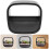 4Pcs Wall Hanging Hydroponic Pots Black Plastic Indoor Plant Holders 10