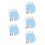 5Sets Soft Hedgehog Needle Cushion with DIY Flat Head Sewing Pins 10