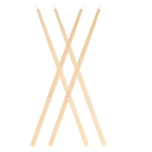 12Pcs Set Wooden Crochet Needles for Wig Making Crafts