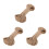 3Pcs Waterproof Golden Polyester Braided Camping Rope for Tent Support 8