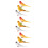 9Pièces Décorations Oiseaux Couleurs Vives Sculpture Jardin 4