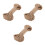 3Pcs Waterproof Golden Polyester Braided Camping Rope for Tent Support 9