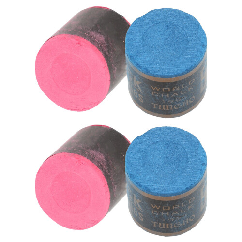 16Pcs Assorted Color Small Billiards Chalk for Pool Cue Tournament Use
