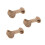 3Pcs Waterproof Golden Polyester Braided Camping Rope for Tent Support 6