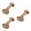 3Pcs Waterproof Golden Polyester Braided Camping Rope for Tent Support 5