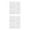 10Pcs Ready-to-Paint Small Canvas Boards White Thick for Art Projects 10